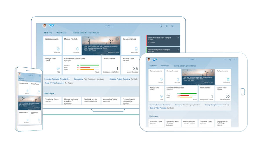 SAP Fiori applications